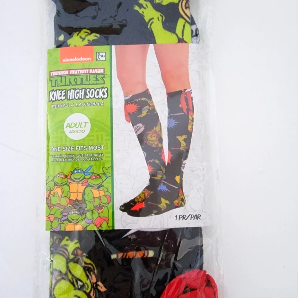 Teenage Mutant Ninja Turtles Knee High Socks - Picture 2 of 4